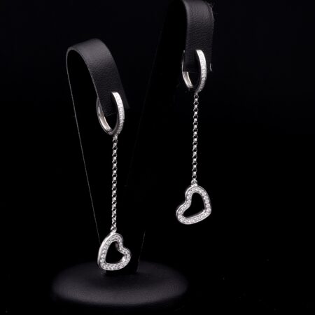 Chain of Hearts earrings